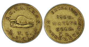 Oregon Beaver Coins gold 