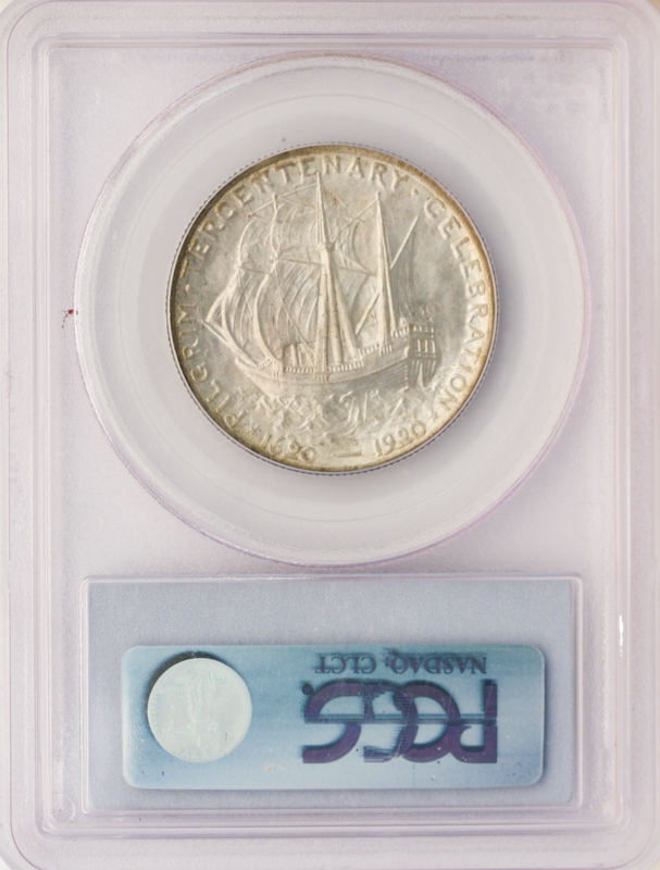 1921 Pilgrim Silver Commemorative Half PCGS MS66 CAC 1921 Pilgrim Silver Commemorative Half PCGS MS66 CAC
