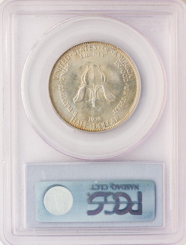 1938 New Rochelle Silver Commemorative Half PCGS MS66