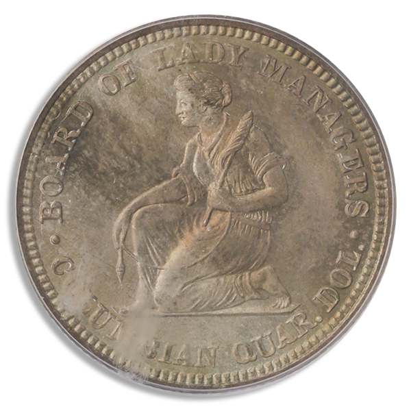 1893 Isabella Quarter Silver Commemorative PCGS MS66