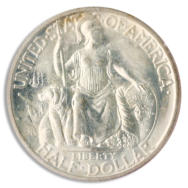 1935-S San Diego 50c Silver Commemorative PCGS MS65