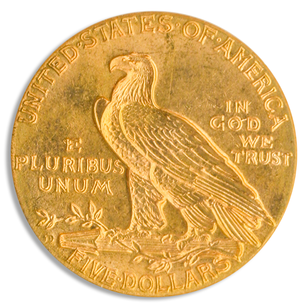 1909-D $5 Indian NGC MS65