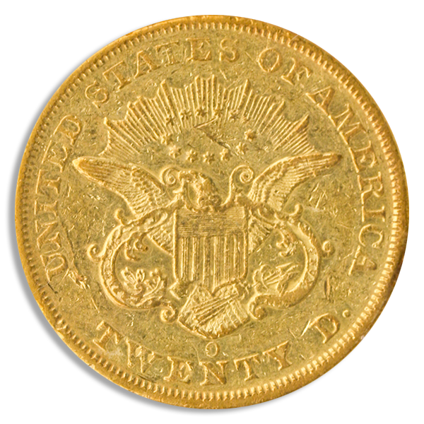 1850-O $20 Liberty PCGS XF45 CAC 1850-O $20 Liberty PCGS XF45 CAC