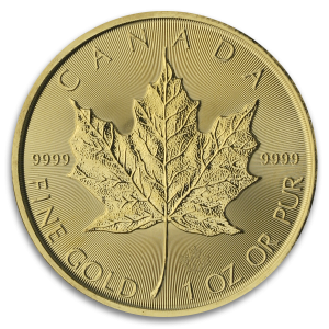 1 oz. Canadian Gold Maple Leaf (BU, Dates Vary)