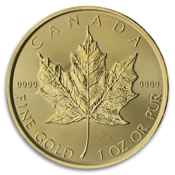 1 oz. Canadian Gold Maple Leaf (BU, Dates Vary)