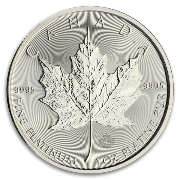 1 oz. Canadian Platinum Maple Leaf (BU)