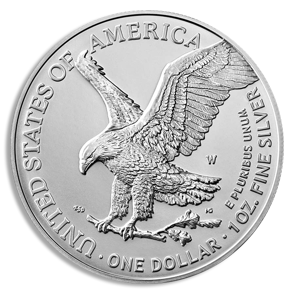 Buy 1 oz American Silver Eagle Coin (BU, Dates Vary)