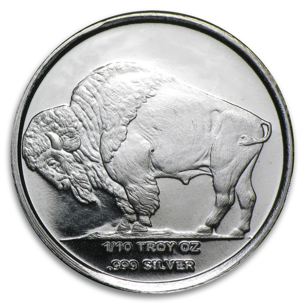 1/10 oz Silver Round (Types Vary)