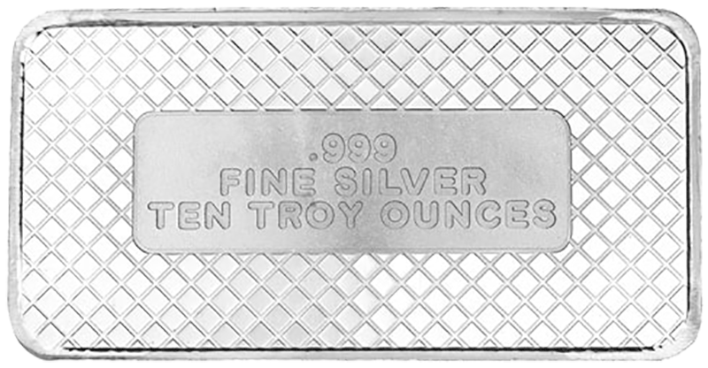 10 oz Flag Silver Bars (Conditions Vary)