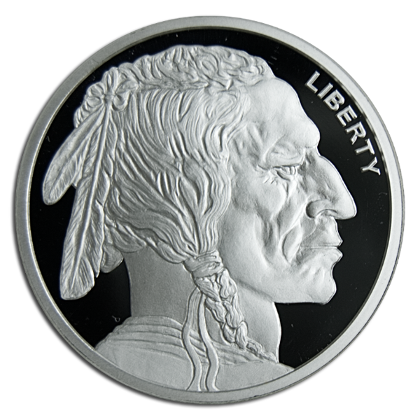 2 oz American Buffalo Silver Round Coin (BU, Types Vary)