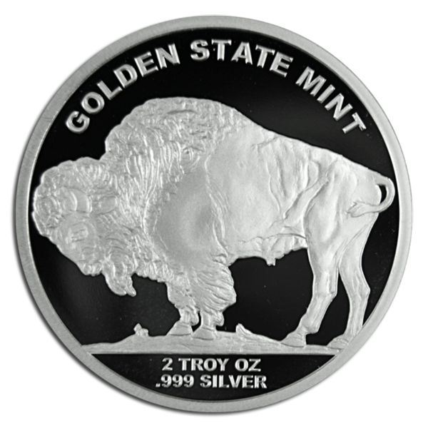 2 oz American Buffalo Silver Round Coin (BU, Types Vary)