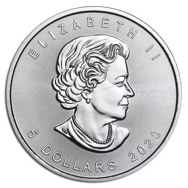 1 oz Canadian Silver Maple Coin (BU, Dates and Conditions Vary) 1 oz Canadian Silver Maple Coin (BU, Dates and Conditions Vary)