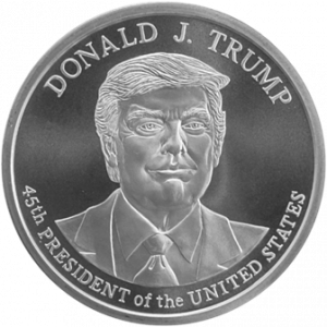 Silver Round - 1 oz Trump