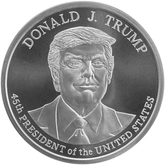 Silver Round - 1 oz Trump