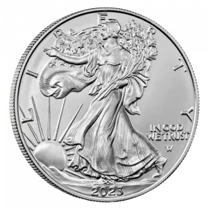 2023 1 oz.  Silver American Eagle (BU)