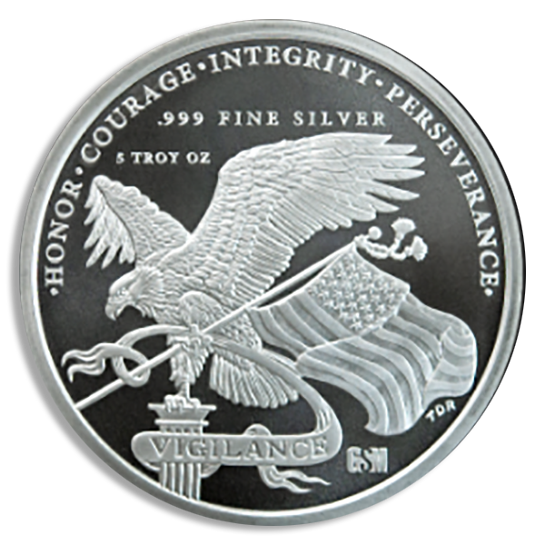 5 oz President Donald J. Trump  Silver Round Coin (BU, Types vary)