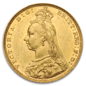 British Gold Queen Victoria Sovereign (Circ, Dates Vary)