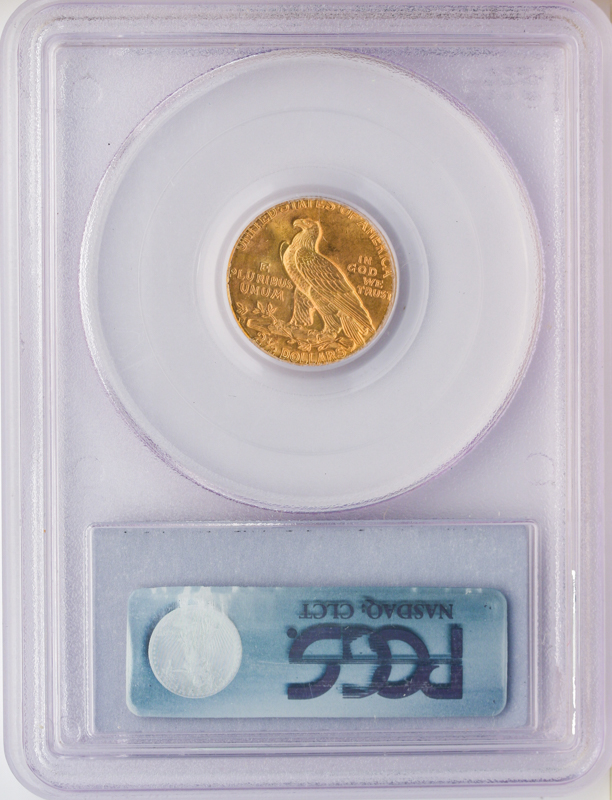 1925-D $2 1/2 Indian PCGS MS65 CAC 1925-D $2 1/2 Indian PCGS MS65 CAC