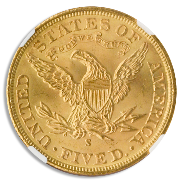 1903-S $5 Liberty NGC MS66 CAC