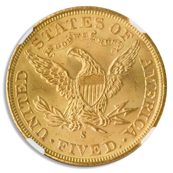 1903-S $5 Liberty NGC MS66 CAC 1903-S $5 Liberty NGC MS66 CAC
