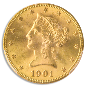 1901-S $10 Liberty PCGS MS65 CAC