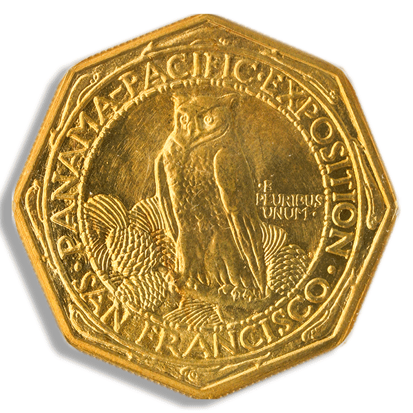 1915-S Panama Pacific $50 Octagonal PCGS MS64 CAC 1915-S Panama Pacific $50 Octagonal PCGS MS64 CAC