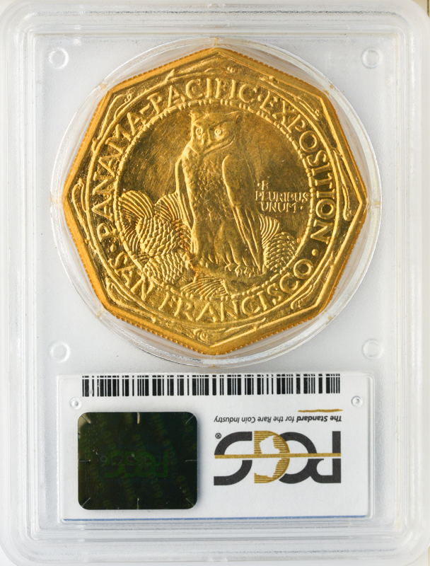 1915-S Panama Pacific $50 Octagonal PCGS MS64 CAC 1915-S Panama Pacific $50 Octagonal PCGS MS64 CAC