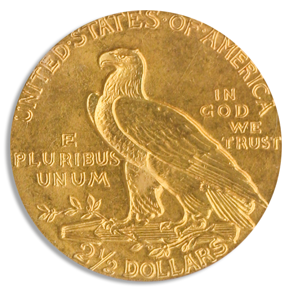 1908 $2 1/2 Indian PCGS MS64 CAC 1908 $2 1/2 Indian PCGS MS64 CAC