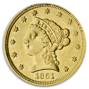 $2 1/2 Liberty VF (Dates/Types Vary)