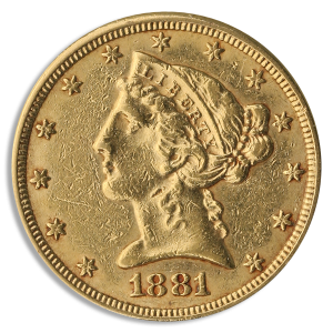 $5 Liberty VF (Dates/Types Vary)