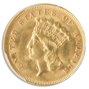 $3 Gold Certified MS63