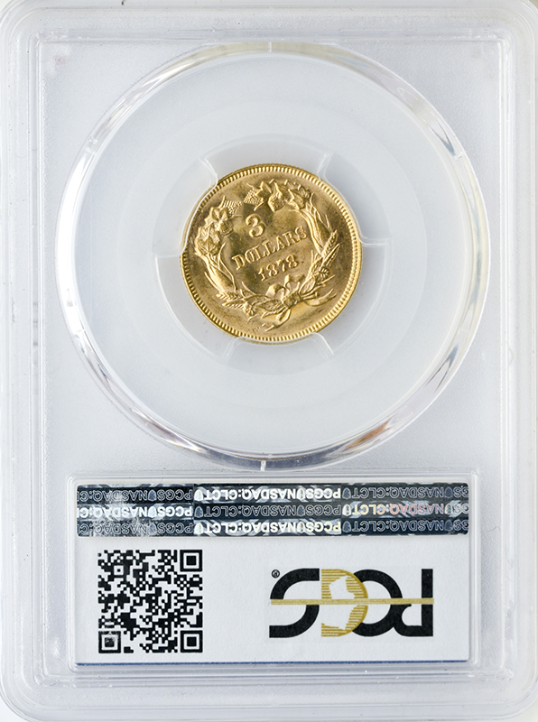 $3 Gold Certified MS64 (Dates/Types Vary)