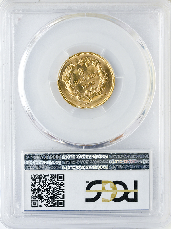 $3 Gold Certified MS64