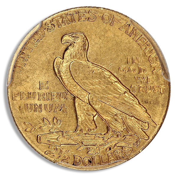 $2 1/2 Indian Certified MS61 (Dates/Types Vary)