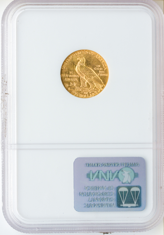 $2 1/2 Indian Certified MS63 (Dates/Types Vary)