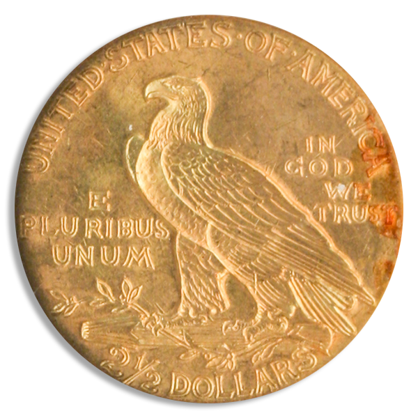 $2 1/2 Indian Certified MS64 (Dates/Types Vary)