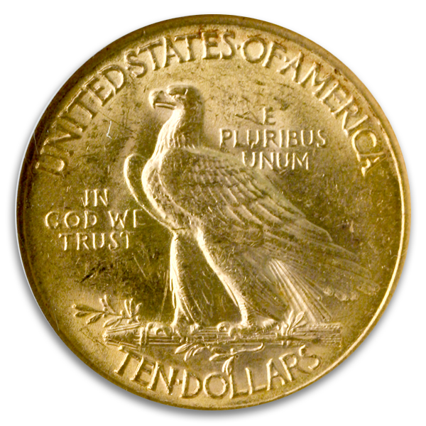 $10 Indian Certified MS62 (Dates/Types Vary)