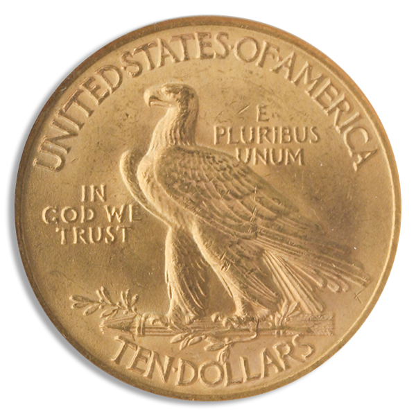 $10 Indian Certified MS65 (Dates/Types Vary)