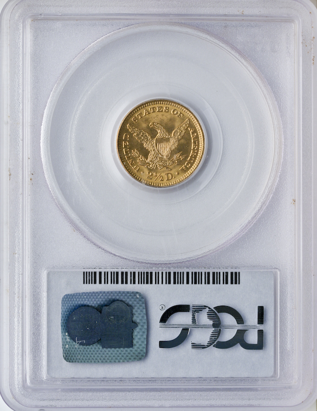 $2 1/2 Liberty Certified MS64 CAC (Dates/Types Vary)