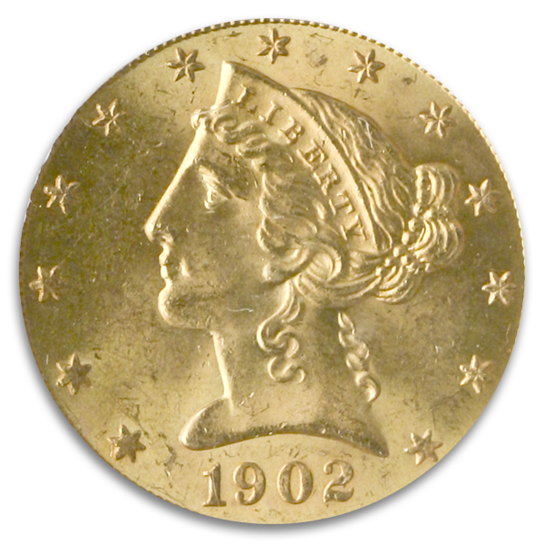 $5 Liberty Certified MS64 CAC (Dates/Types Vary)