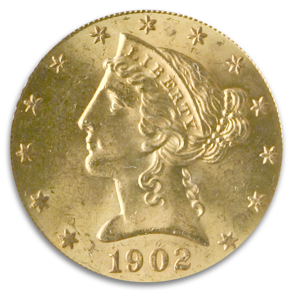 $5 Liberty Certified MS64 CAC (Dates/Types Vary)