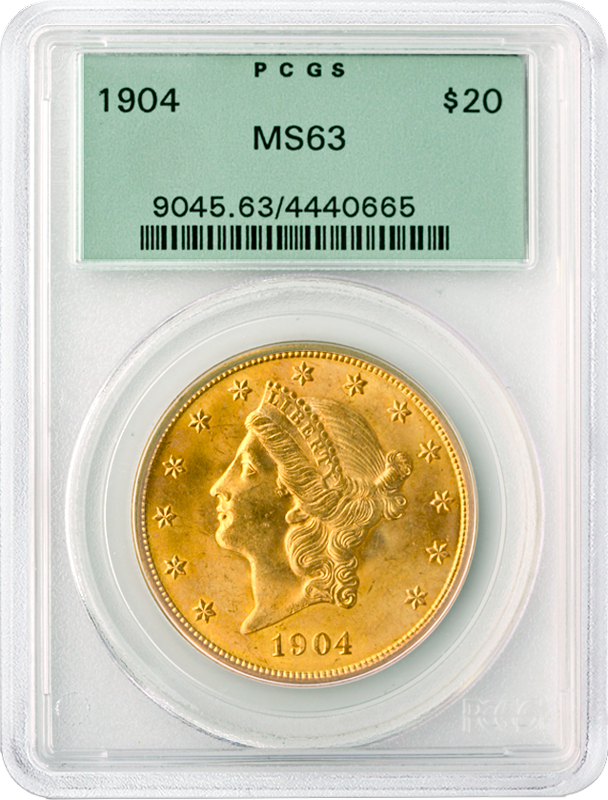 $20 Liberty Certified MS63 (Dates/Types Vary)