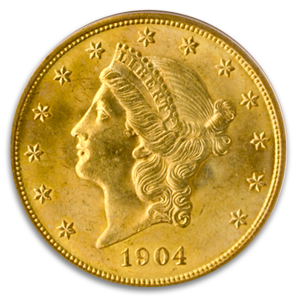 $20 Liberty Certified MS63 (Dates/Types Vary)