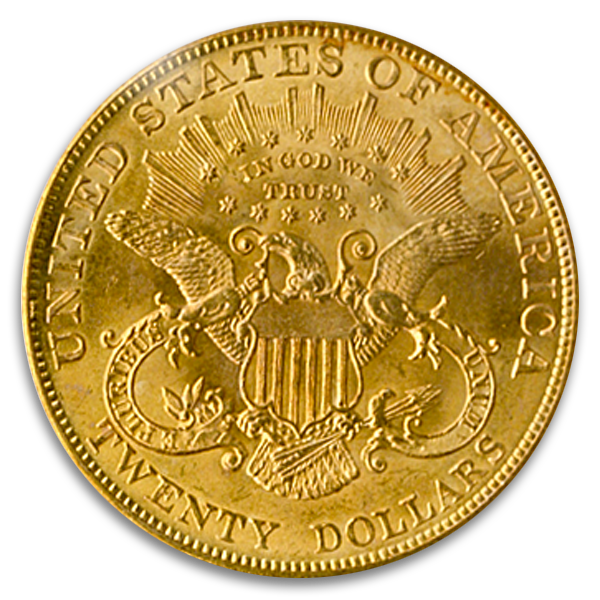 $20 Liberty Certified MS63 (Dates/Types Vary)