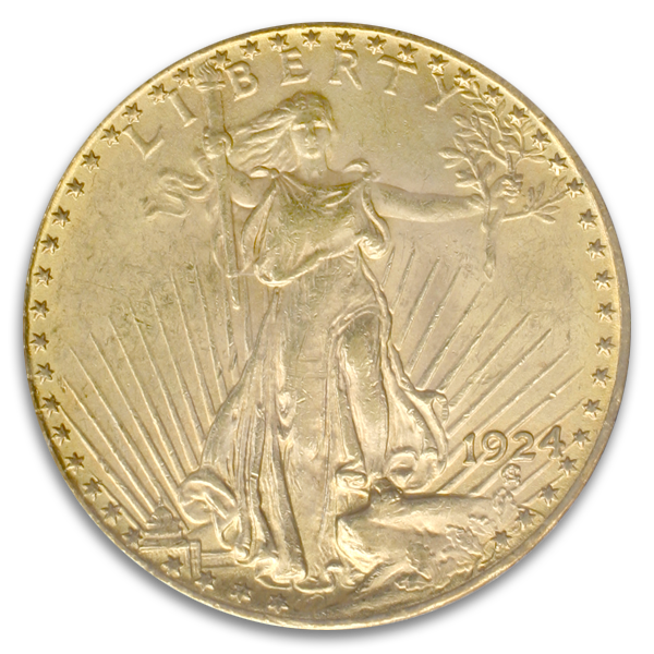 $20 Saint Gaudens Certified MS63 (Dates/Types Vary)
