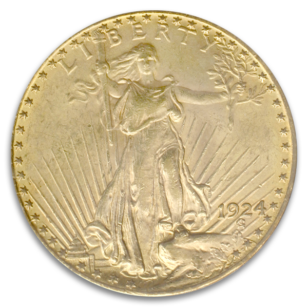 $20 Saint Gaudens Certified MS63 (Dates/Types Vary)