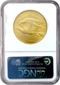 moutain25 サミットゴールド 1908 $20 Saint Gaudens No Motto MS63 | Double Eagle Coin