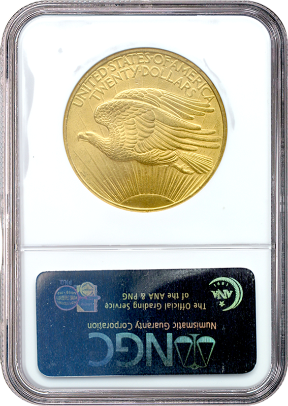 $20 Saint Gaudens No Motto Certified MS63 (Dates/Types Vary) $20 Saint Gaudens No Motto Certified MS63 (Dates/Types Vary)