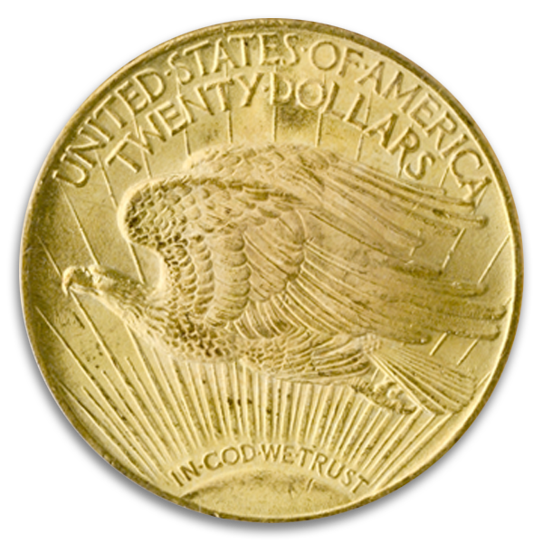 $20 Saint Gaudens Certified MS64 (Dates/Types Vary)