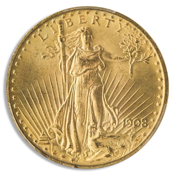 $20 St. Gaudens Certified MS64 CAC (Dates/Types Vary)